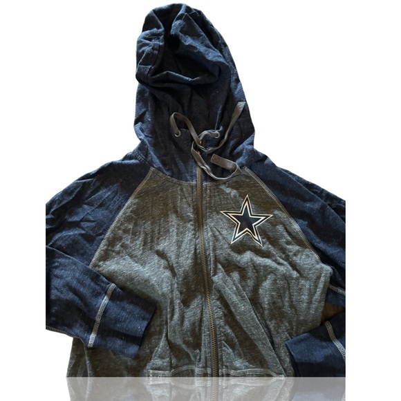 NIKE: Dallas Cowboys Full Zip Lightweight Hoodie for Women: Medium: GUC: NFL - Picture 2 of 4